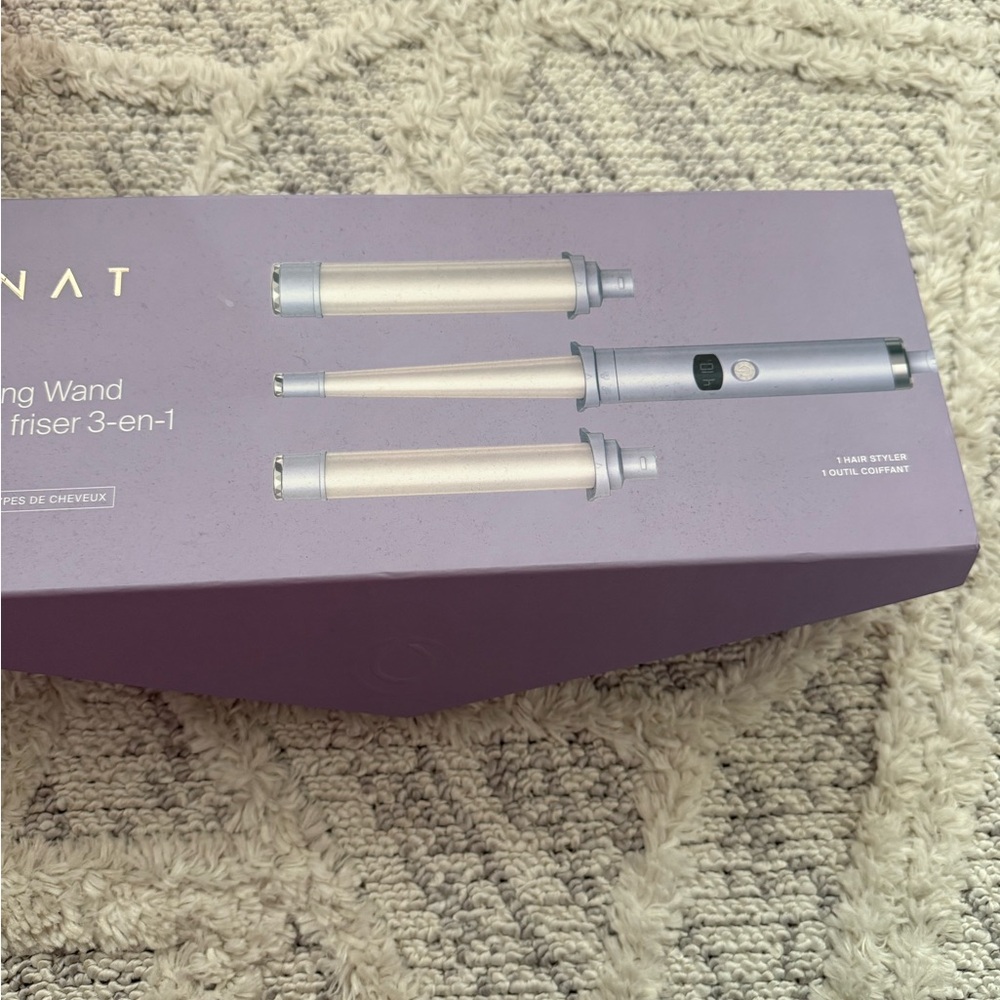 Amika Purple 3-in-1 Curling Wand